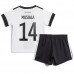 Maillot de foot Allemagne Jamal Musiala #14 Domicile vêtements enfant Monde 2022 Manches Courtes (+ pantalon court)